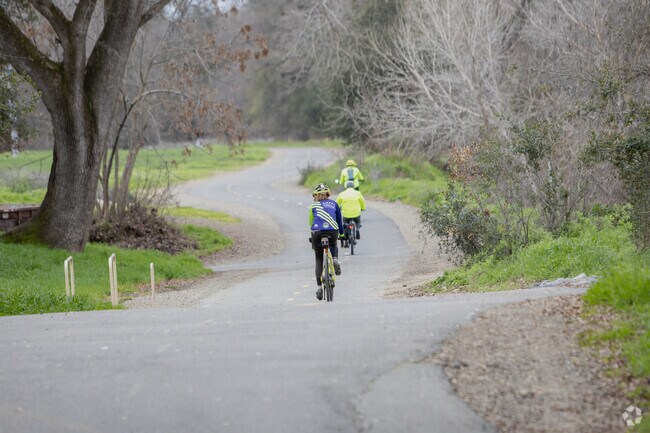 The Saugstad park bike path is very popular with Cherry Glen residents.