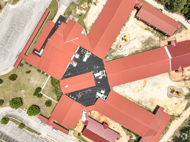 Sue Reynolds Elementary School look down in Augusta, GA.