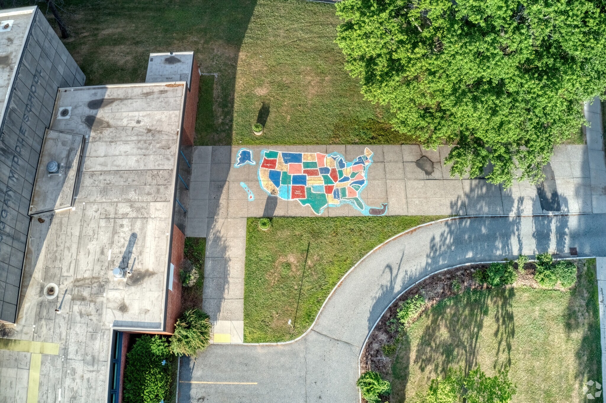 John J Duggan Middle School gives the kids an educational walk into the school