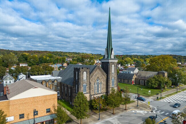 First Presbyterian Church provides a place of worship for Daugherty Township locals.