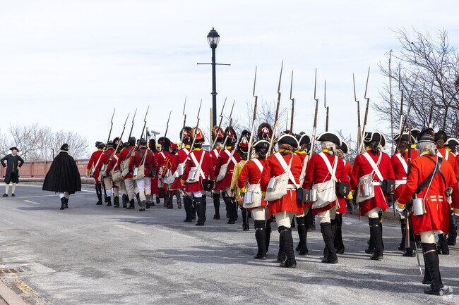 The Red Coat March to Salem’s North Bridge is an accurate portrayal of Salem's rich history.