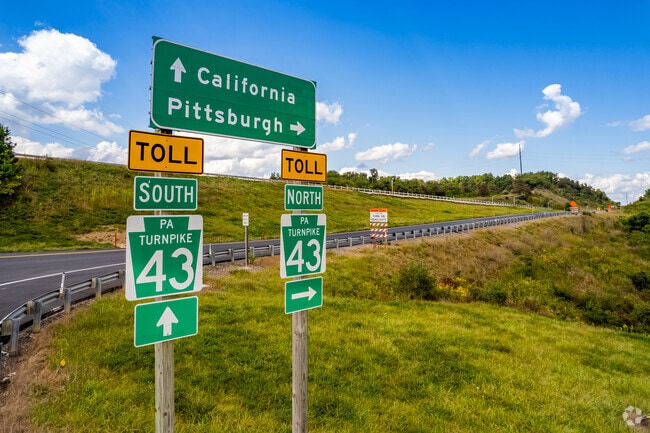 The Mon-Fayette Expressway runs along the southwest border of Carroll Township.