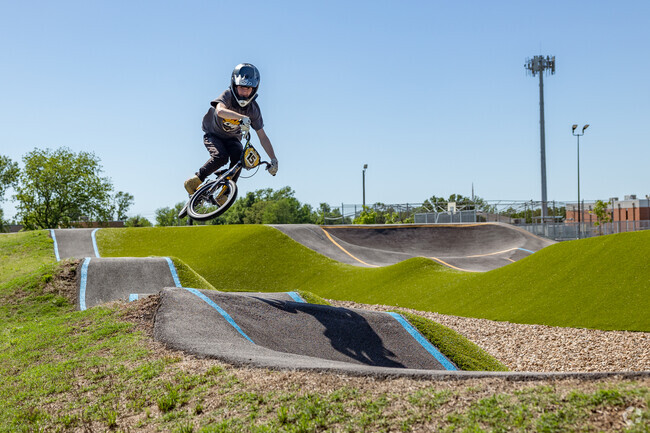 McCullough Park offers residents of Tulsa a thrill seeking BMX track.