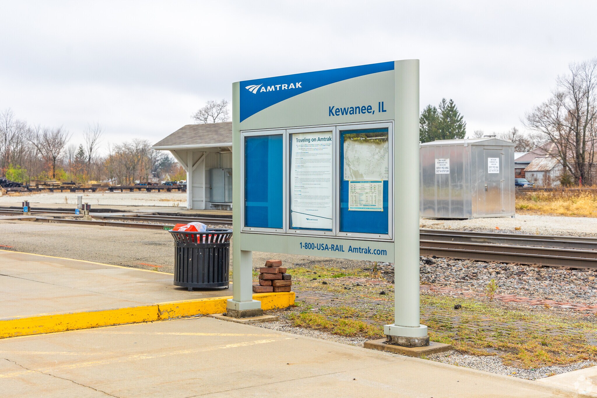 Kewanee has a local Amtrak Train Station.