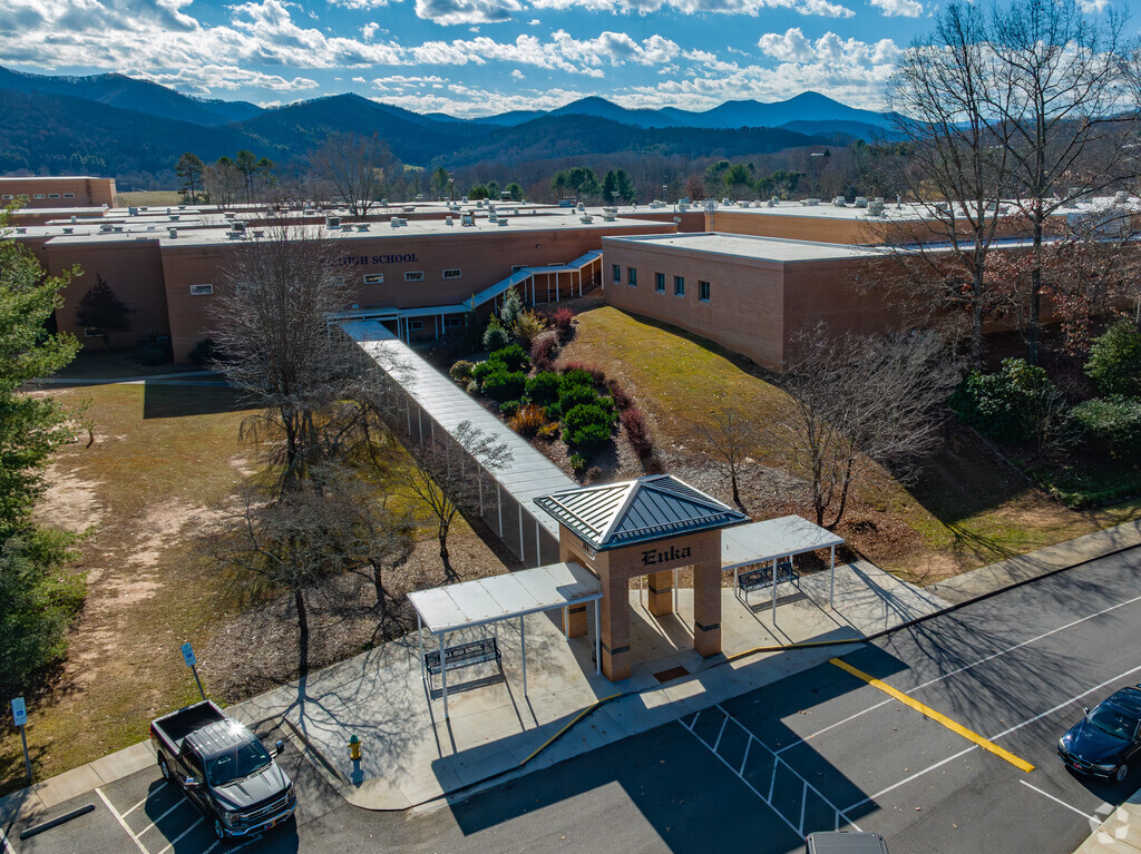 Enka High School serves over 1000 students in Upper Hominy.