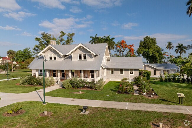 Henry Ford's historic winter estate sits on the shore of the Calloosahatchee River in Edison Park.
