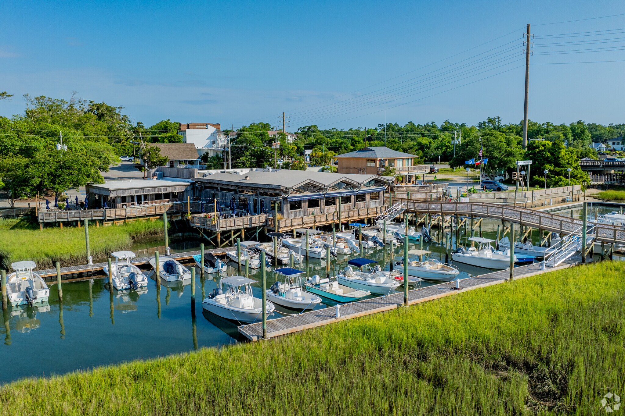 Airlie residents can enjoy waterfront dining at The Bridge Tender Restaurant.