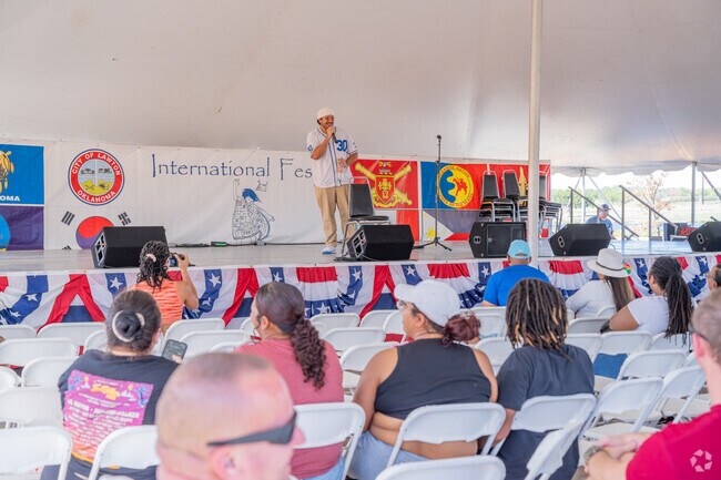 The International Festival offers Hunter Hills residents a chance to experience many cultures.