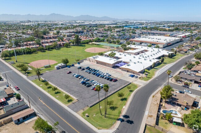 Mitchell Elementary School in Phoenix is tucked in a quiet neighborhood.
