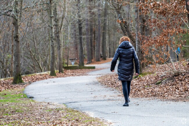 Deep Run Park offers sprawling hiking trails and fishing ponds.