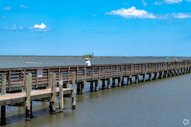 Stroll or fish along the boardwalk in Vero Lake Estates.