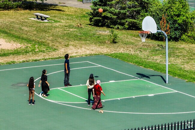 Shoot some hoops at Civic Center Park.