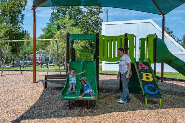 Kids love the new playground at Price Park located in the heart of Dade City.
