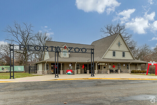 The Peoria Zoo is in West Bluff and a fun stop for kids to learn about and enjoy nature.