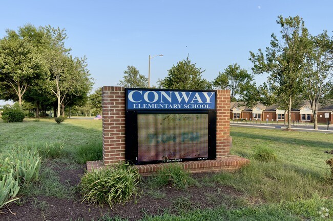 Conway Elementary School serves the community of Fredericksburg.