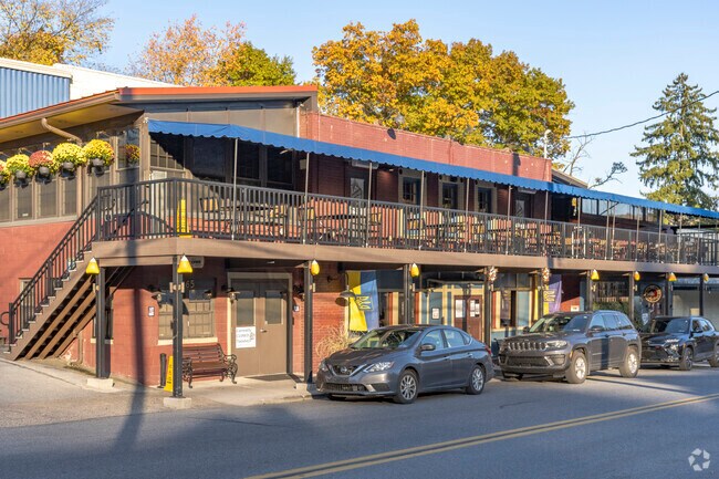 The Boulevard Grill offers indoor or elevated outdoor dining in Moxham.