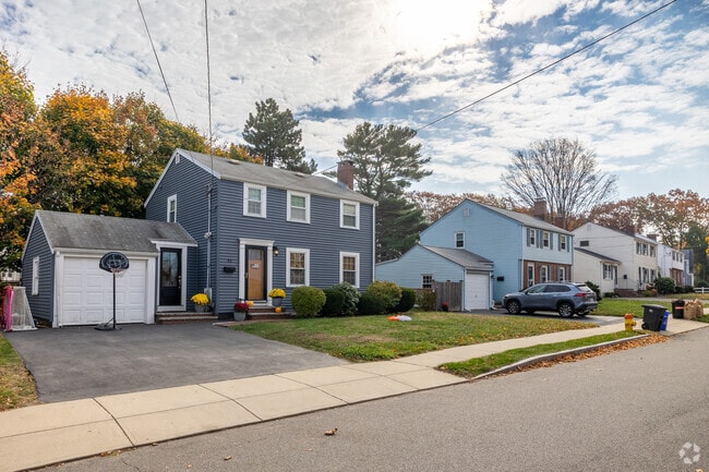 Rows of colorful homes line the streets of Quincy.