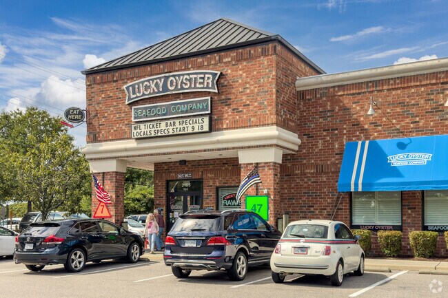 Lucky Oyster restaurant is a hot spot for seafood in the Dam Neck.