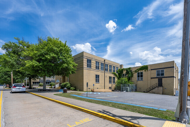 This yellow brick building is Suncrest Middle School located in Morgantown, West Virginia.