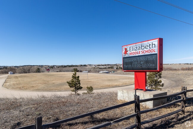 Elizabeth Middle School features a large track and field.