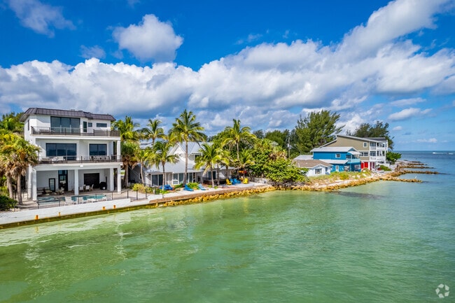 Many homes in Anna Maria offer waterfront views to enjoy.