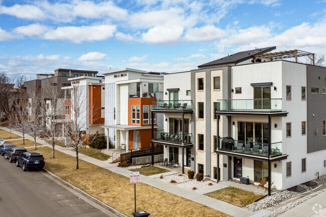 Balconies and rooftop decks in modern condominiums help residents enjoy the beautiful views.