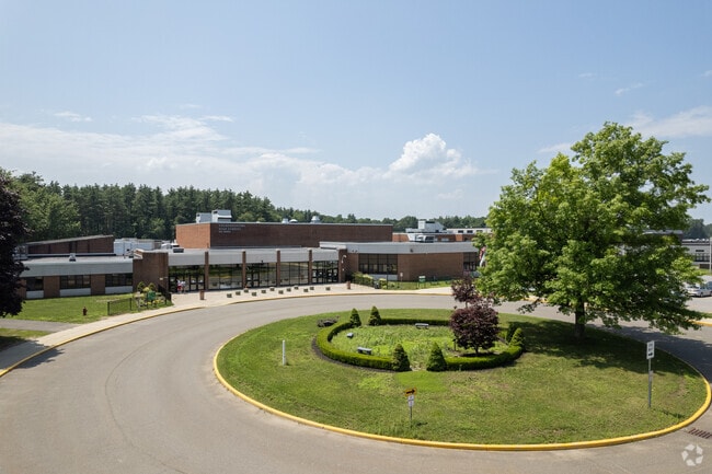The West building of Clifton Park's Shenendehowa High School only serves 9th grade students.