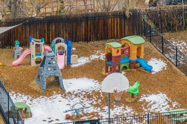 Kids area St Rose Of Lima School in Denver, Colorado.