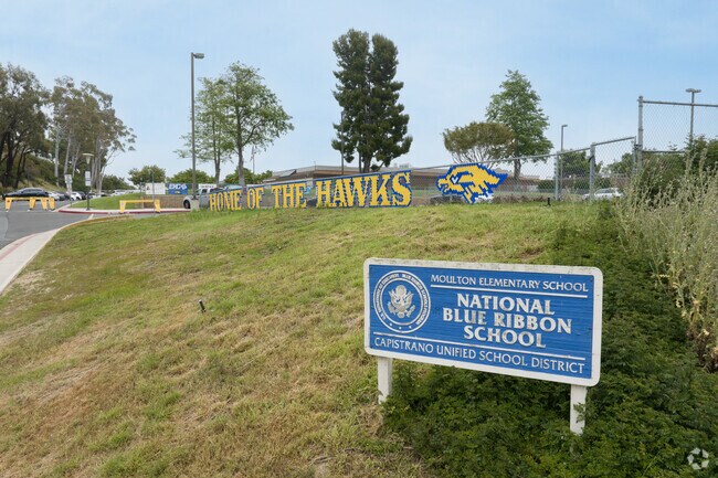 Moulton Elementary School, in Laguna Niguel, is a Blue Ribbon school.