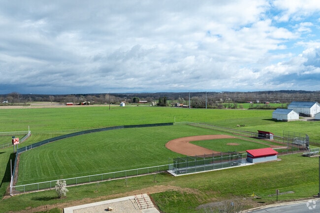 Twin Valley South Elementary School shares a building with the middle school and high school.