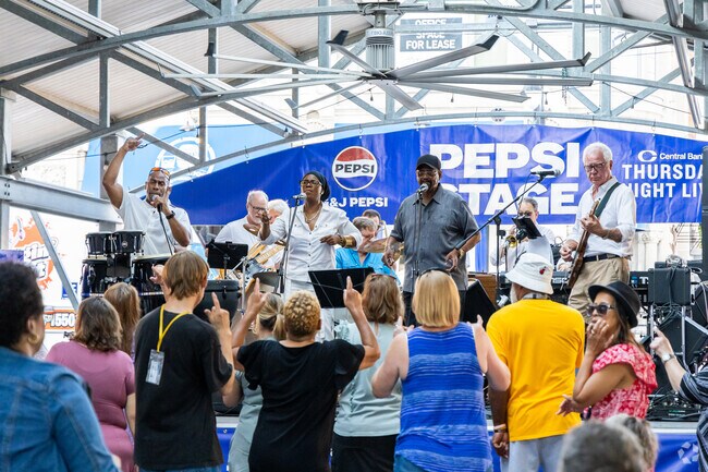 Greendale residents head downtown for food, art, and live music on Thursday nights.