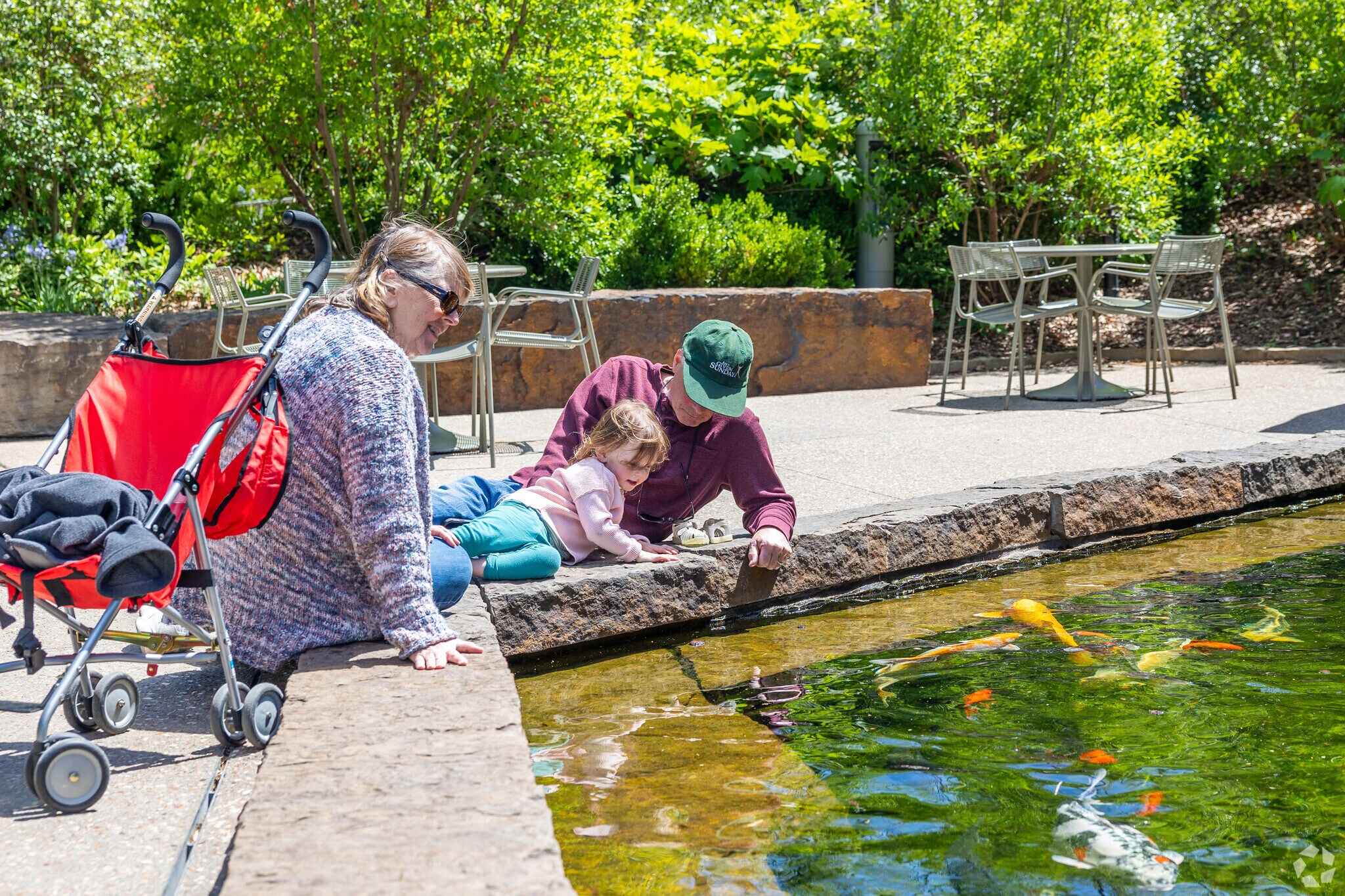 The Highly rated Gathering Place is directly South of Riverview.