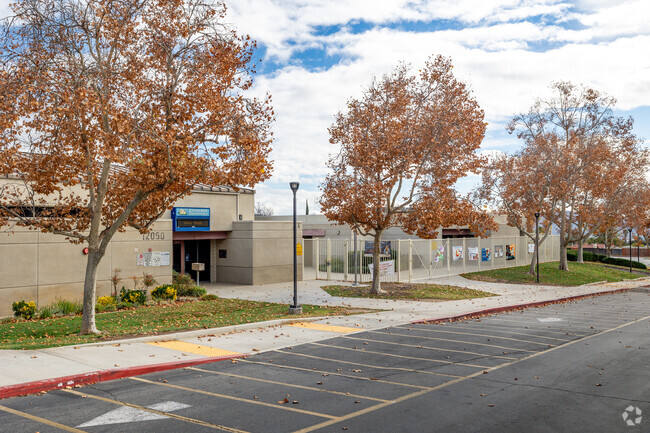 Cloverdale Elementary School in Moreno Valley has a dedicated student drop-off zone.
