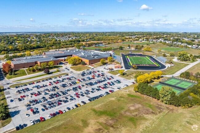 Bellevue West High is one of the three high schools in Bellevue.