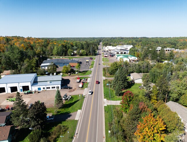 Rice Lake has a couple of main thoroughfares.