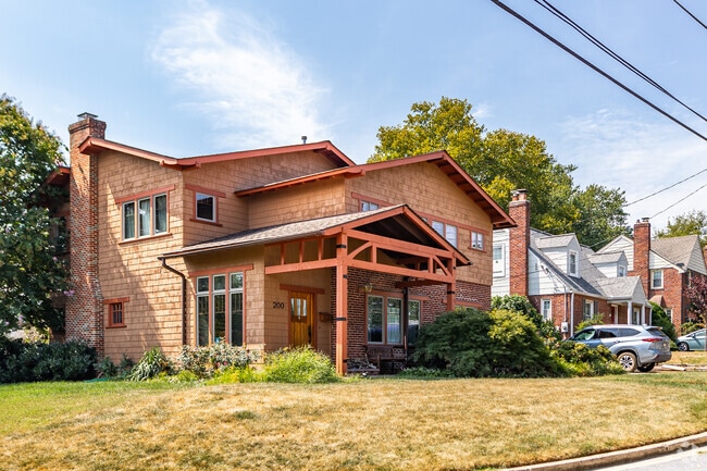 Massive custom Craftsman style homes on corner lots offer plenty of space in Indian Spring.