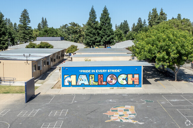 There is school pride at Malloch Elementary School in Fresno.