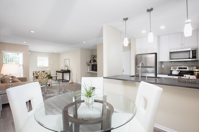 Modern Collection Living Dining Area With Hard Surface Flooring