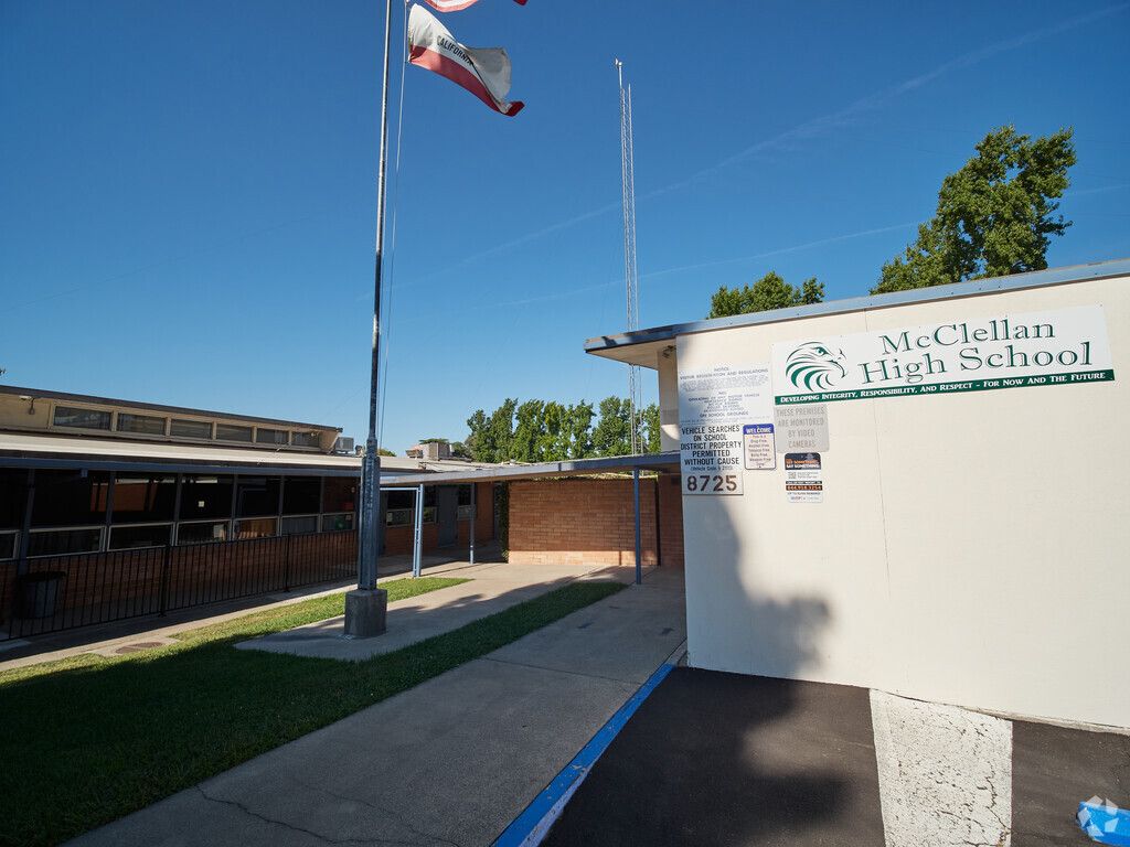 Mcclellan High (Continuation) School in Antelope.