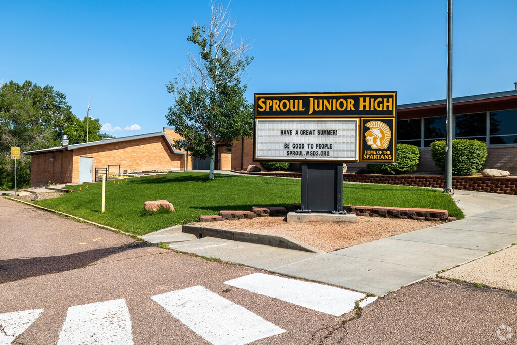 Embrace learning at Sproul Junior High School in Security-Widefield.