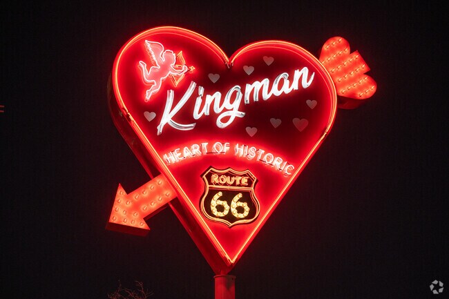 Kingman is a small, but growing desert town in Mohave County halfway between Phoenix and Vegas.