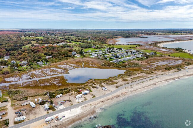 The eastern end of Westport Point looks toward Allen's Pond in South Westport.