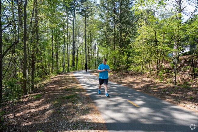 When you live at the Reserve at Lake Lynn the walking trails are a great way to get out and exercise daily.
