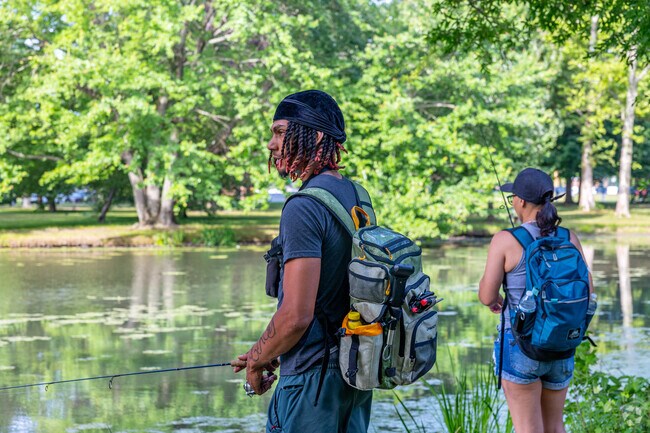 Cast your line and real in some small mouth bass in Collingswood at the pond in Knight Park.
