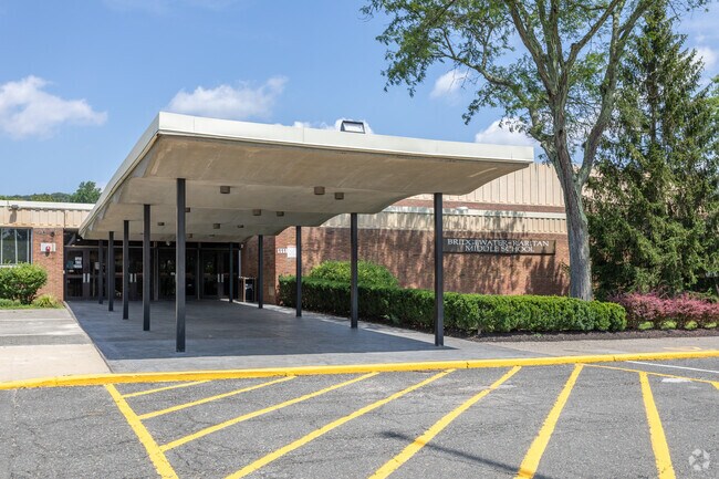 Bridgewater Raritan Middle School serves many communities near Bradley Gardens.