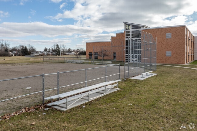 Baker Middle School baseball diamond.