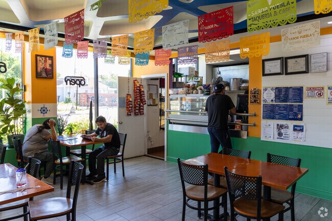 Have a good meal at Sabor Puebla Taqueria Cafe in Whitman Park.