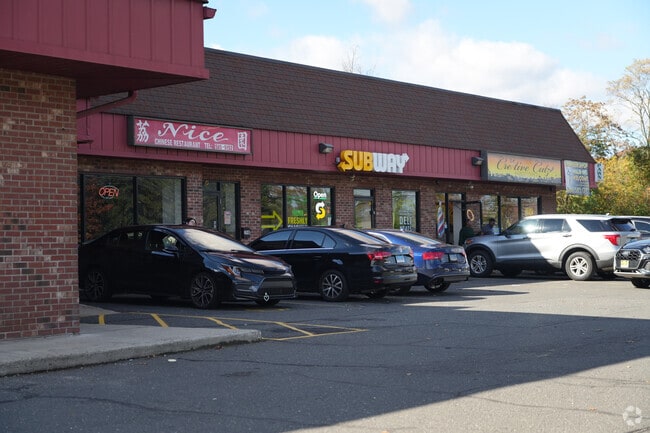 Forestville has many fast food restaurants to choose from.