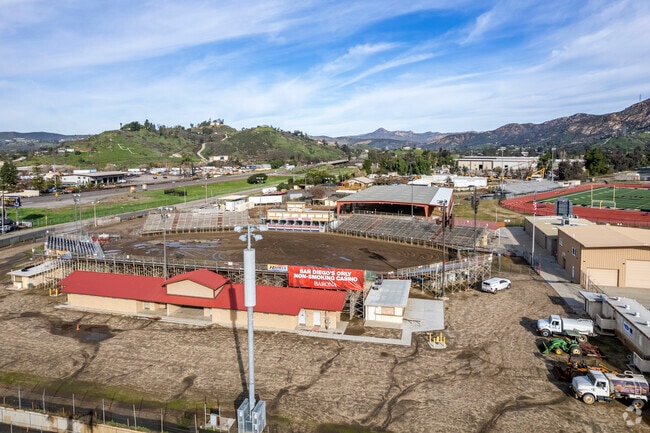 Visitor like the atmosphere at the Rodeo arena during events in Lakeview.