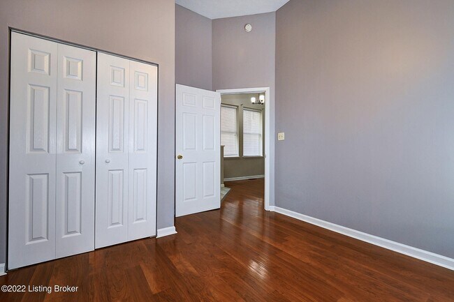 Bedroom adjacent to kitchen